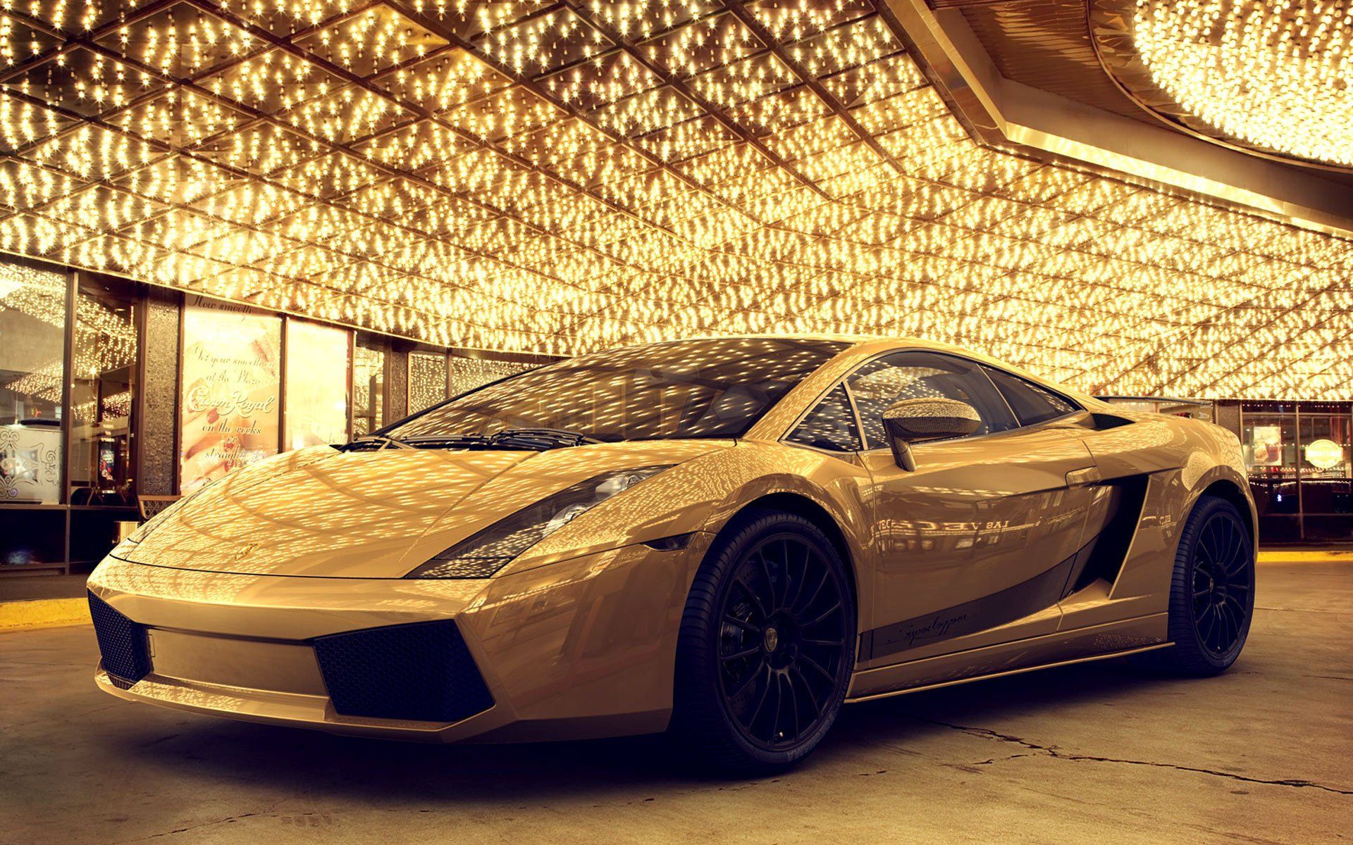 Golden Lamborghini Wallpapers