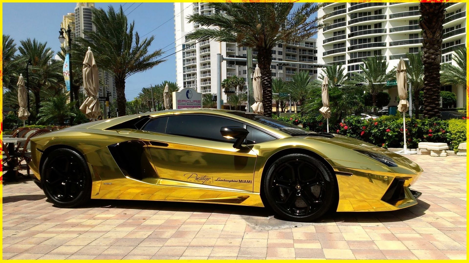 Golden Lamborghini Wallpapers