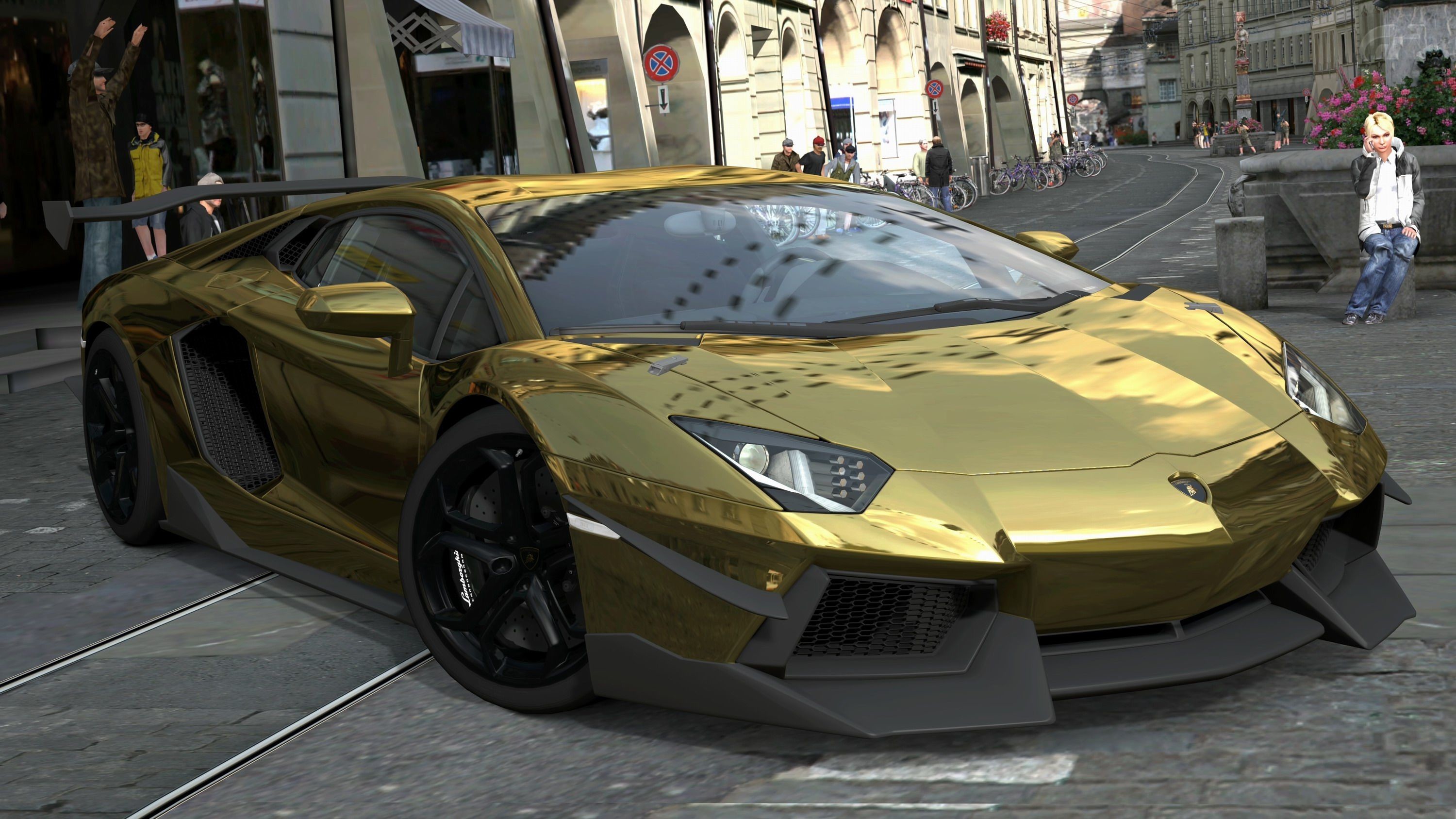 Golden Lamborghini Wallpapers