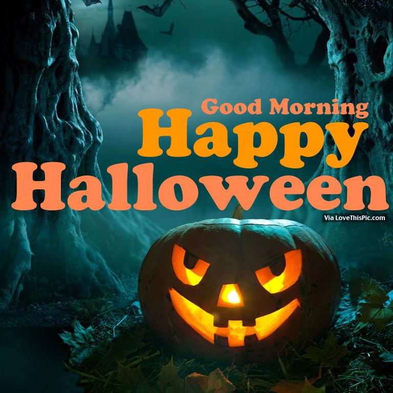 Good Morning Halloween Images Wallpapers