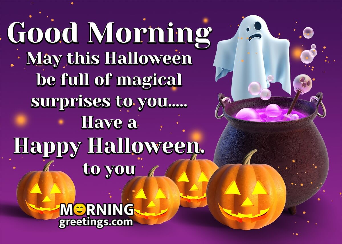 Good Morning Halloween Images Wallpapers