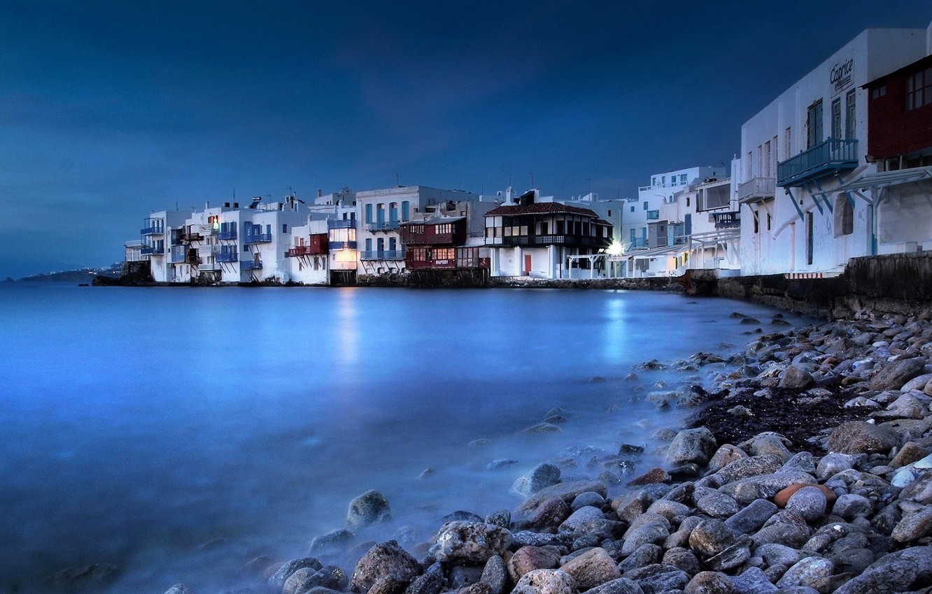 Greece Night Wallpapers