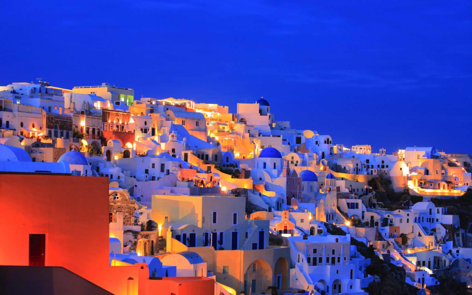 Greece Night Wallpapers