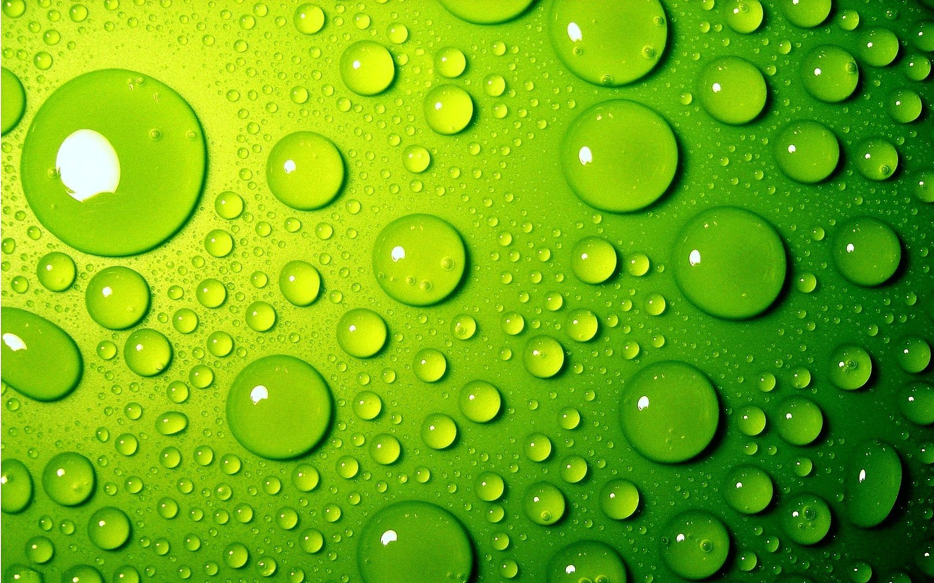 Green Bubbles Wallpapers