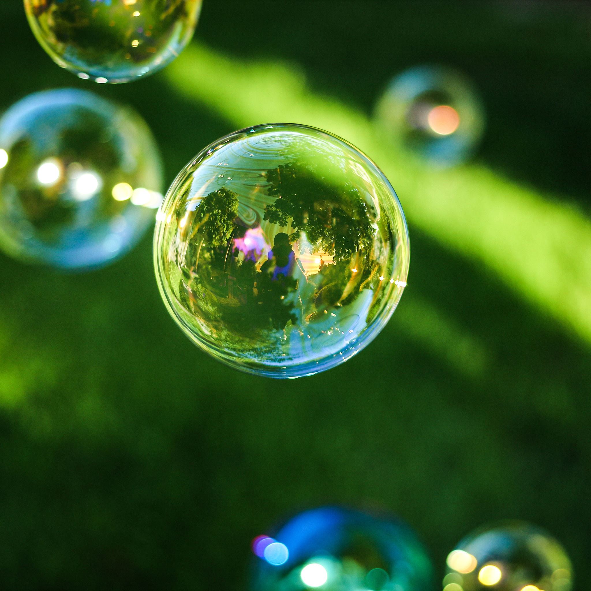 Green Bubbles Wallpapers