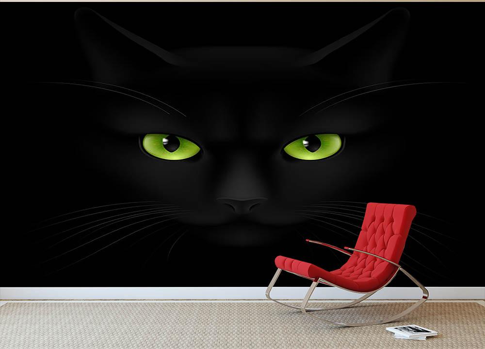 Green Cat Art Wallpapers