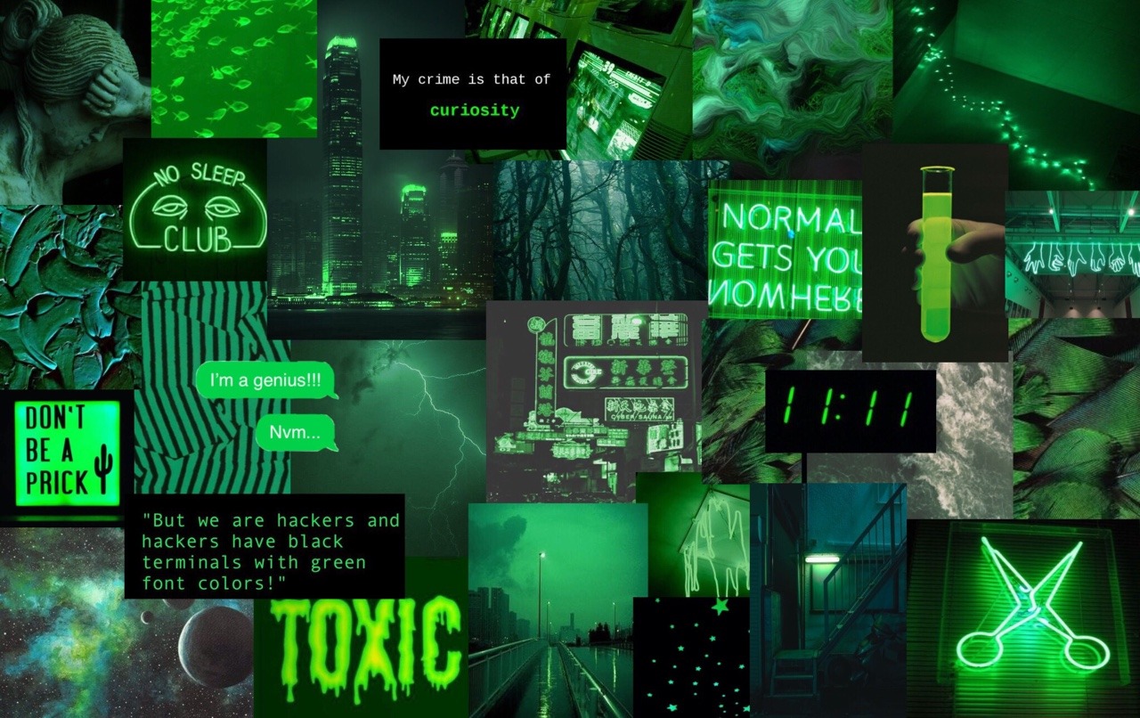 Green Collage Wallpapers