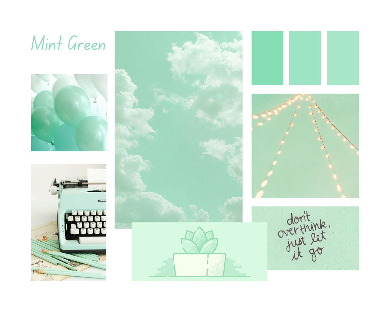 Green Collage Wallpapers