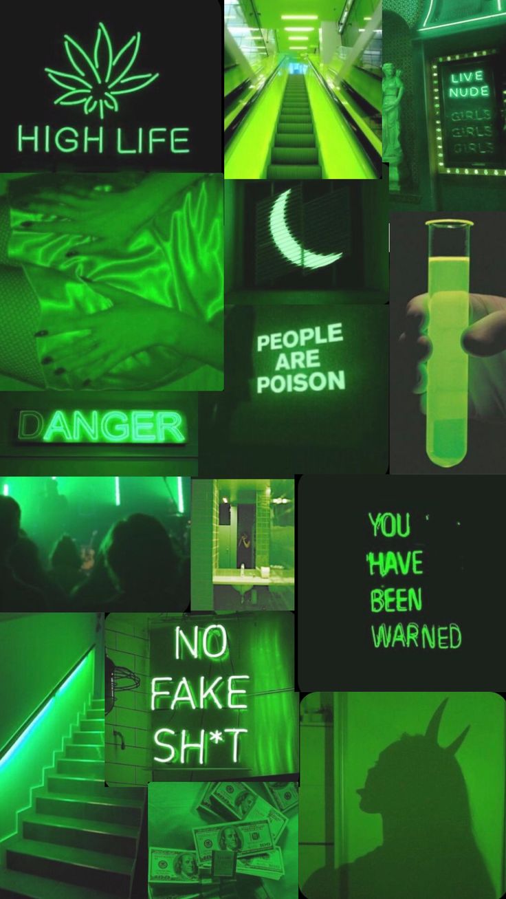 Green Collage Wallpapers