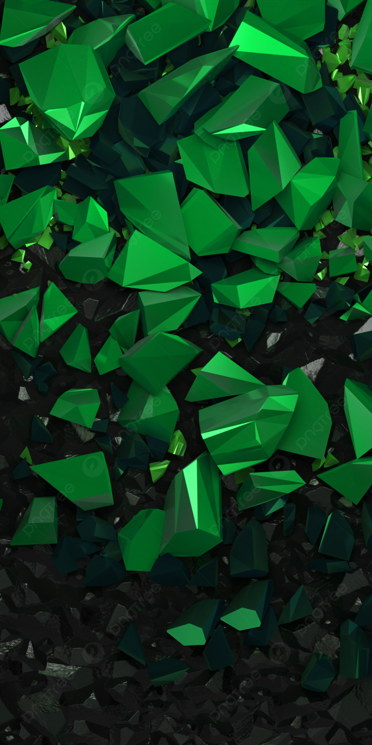 Green Crystals Wallpapers