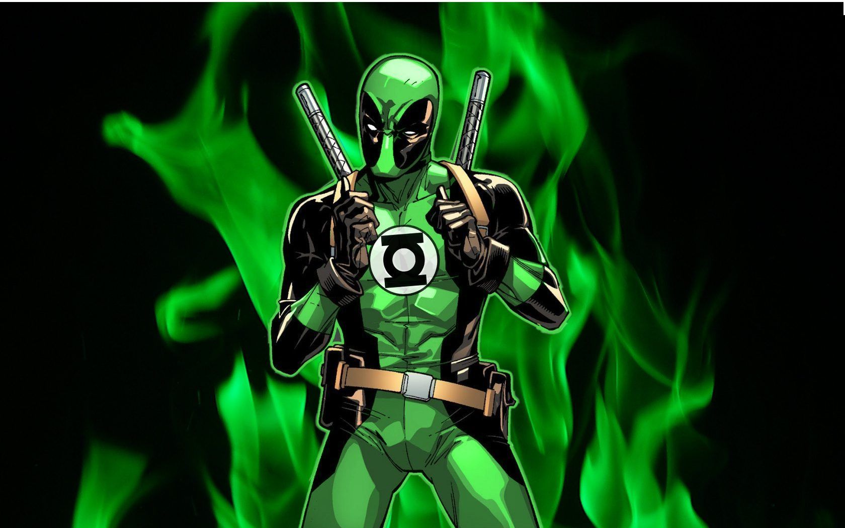 Green Deadpool Wallpapers