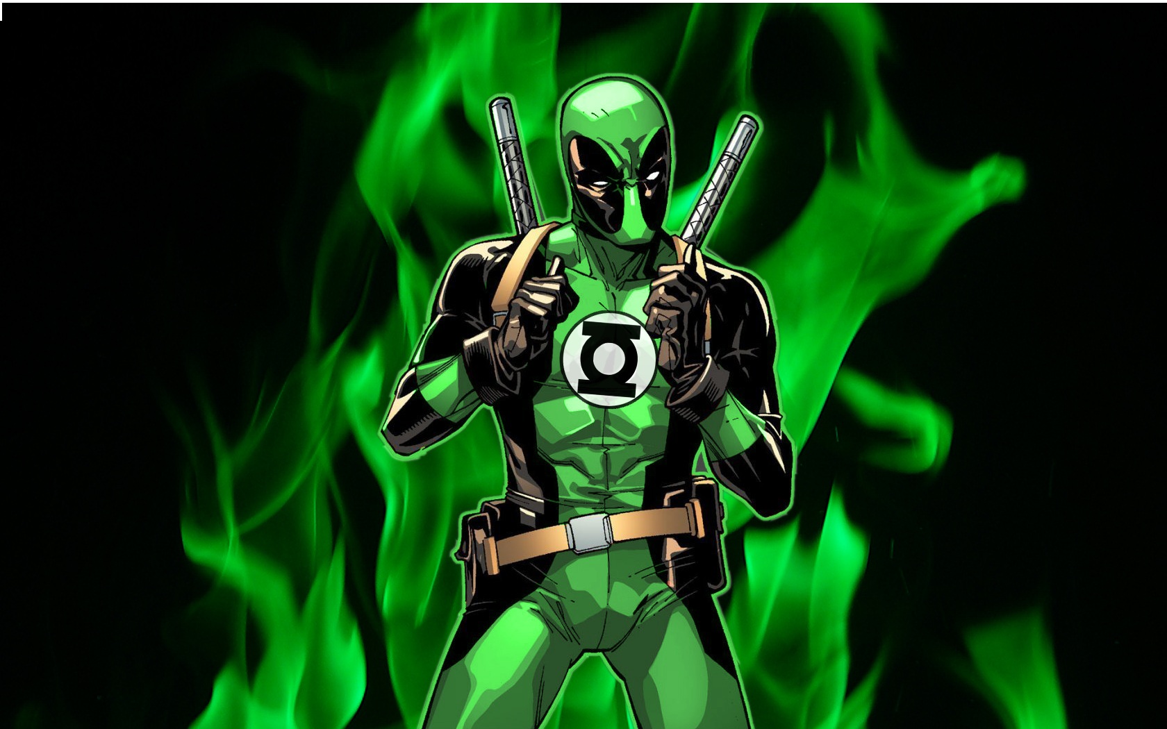 Green Deadpool Wallpapers