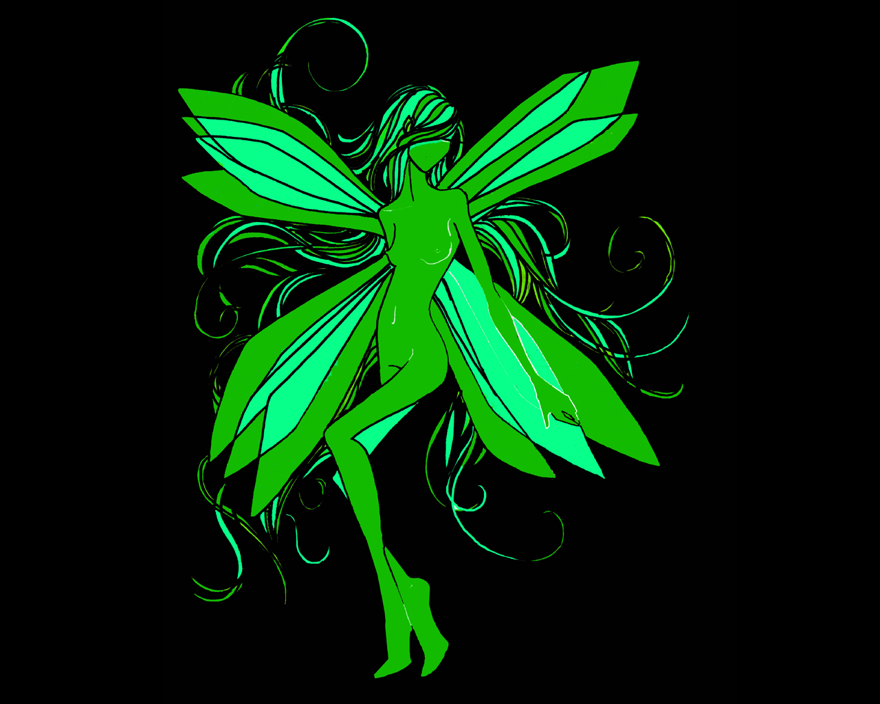 Green Faerie Wallpapers