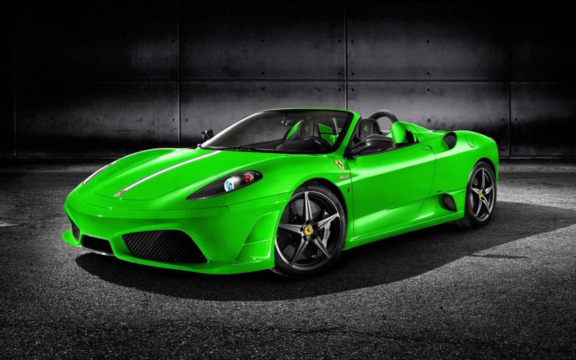 Green Ferrari Wallpapers