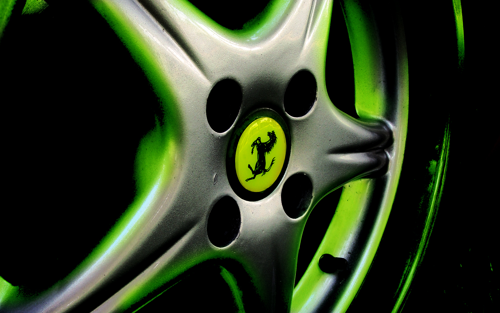 Green Ferrari Wallpapers