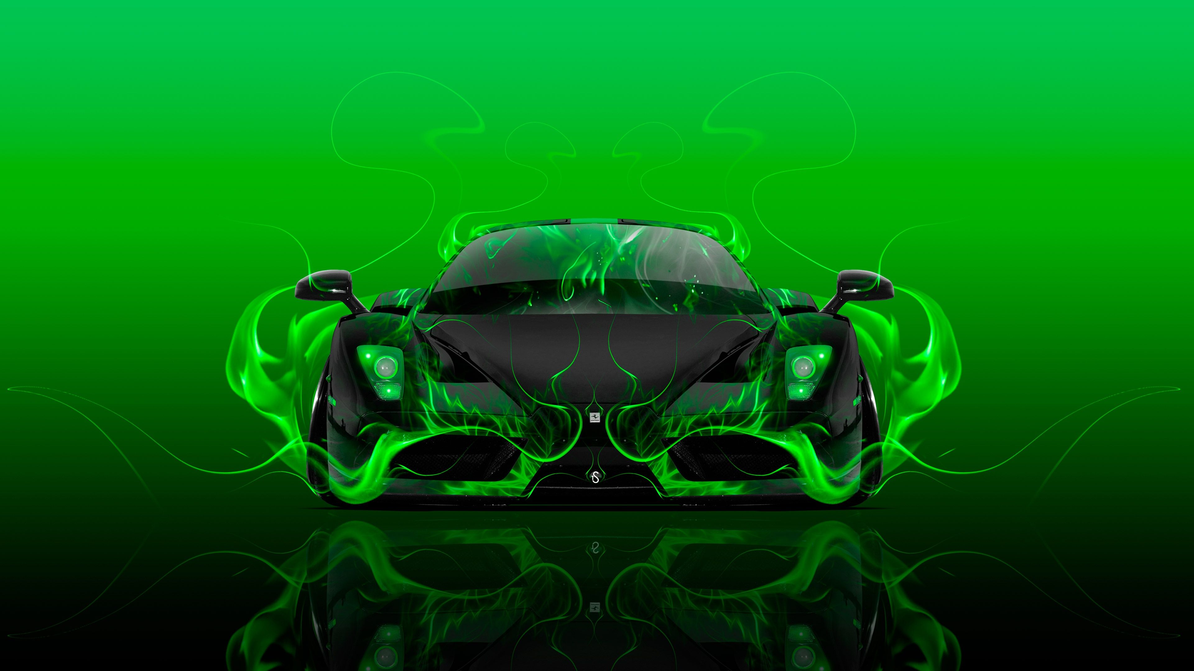 Green Ferrari Wallpapers