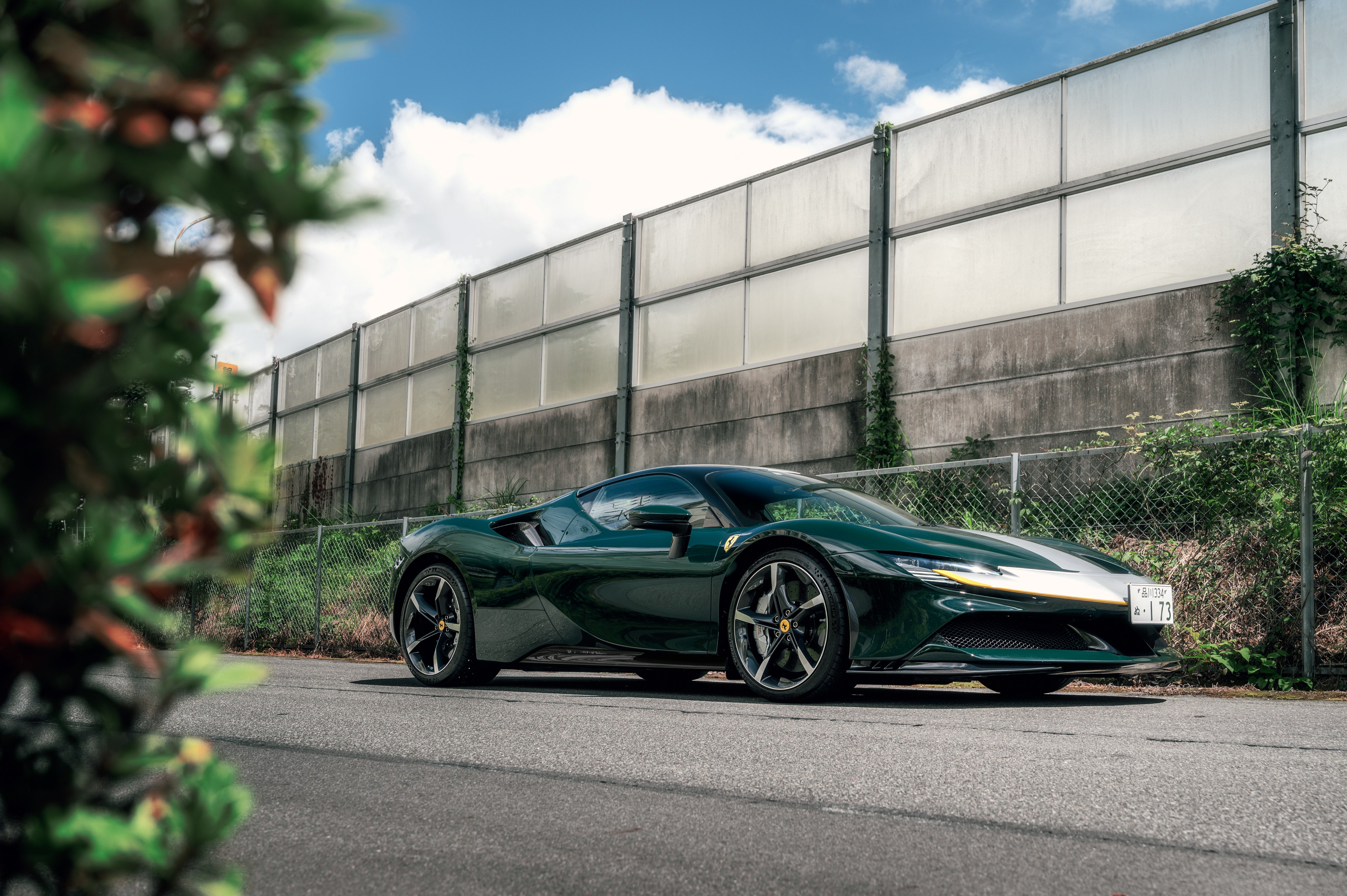 Green Ferrari Wallpapers