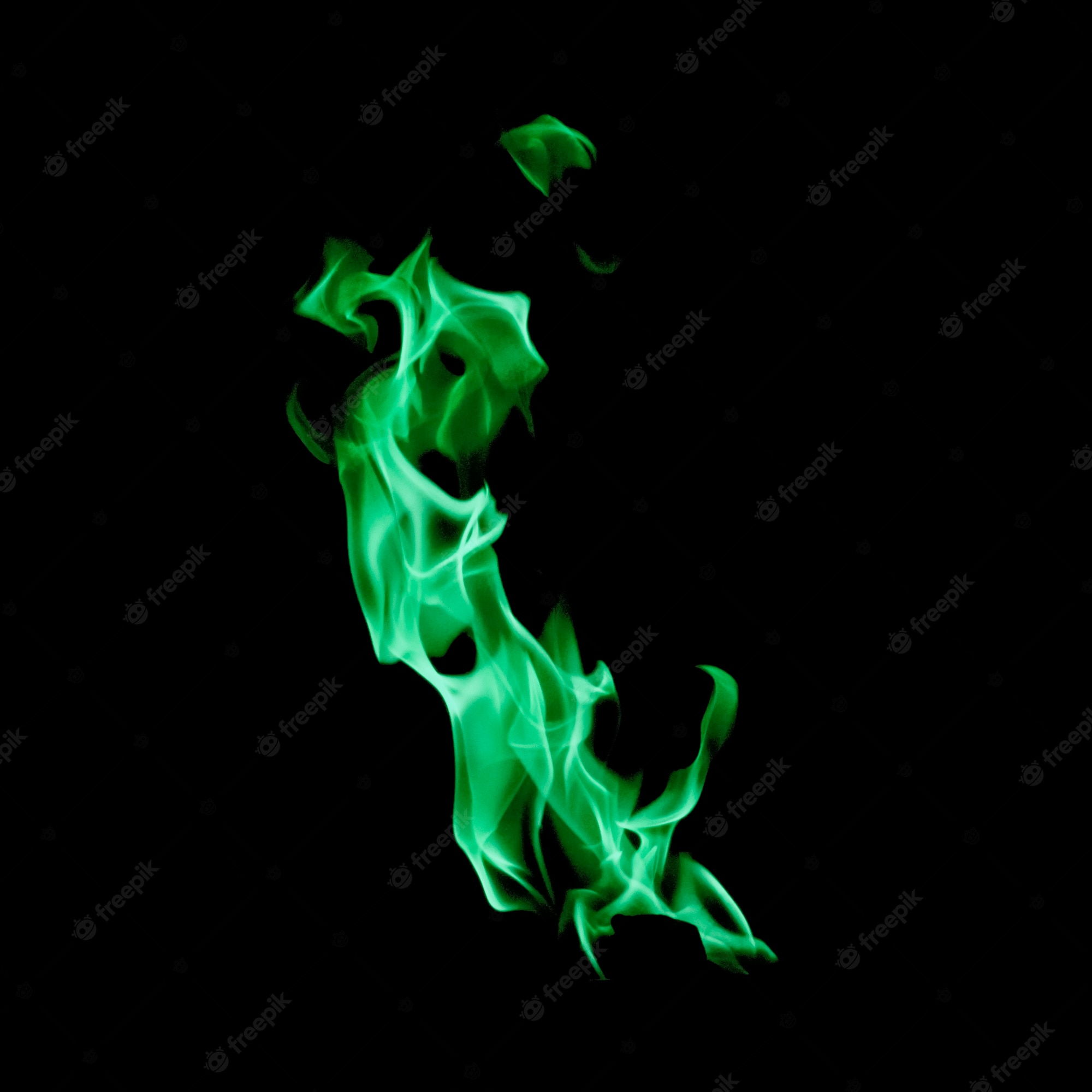 Green Flames Wallpapers