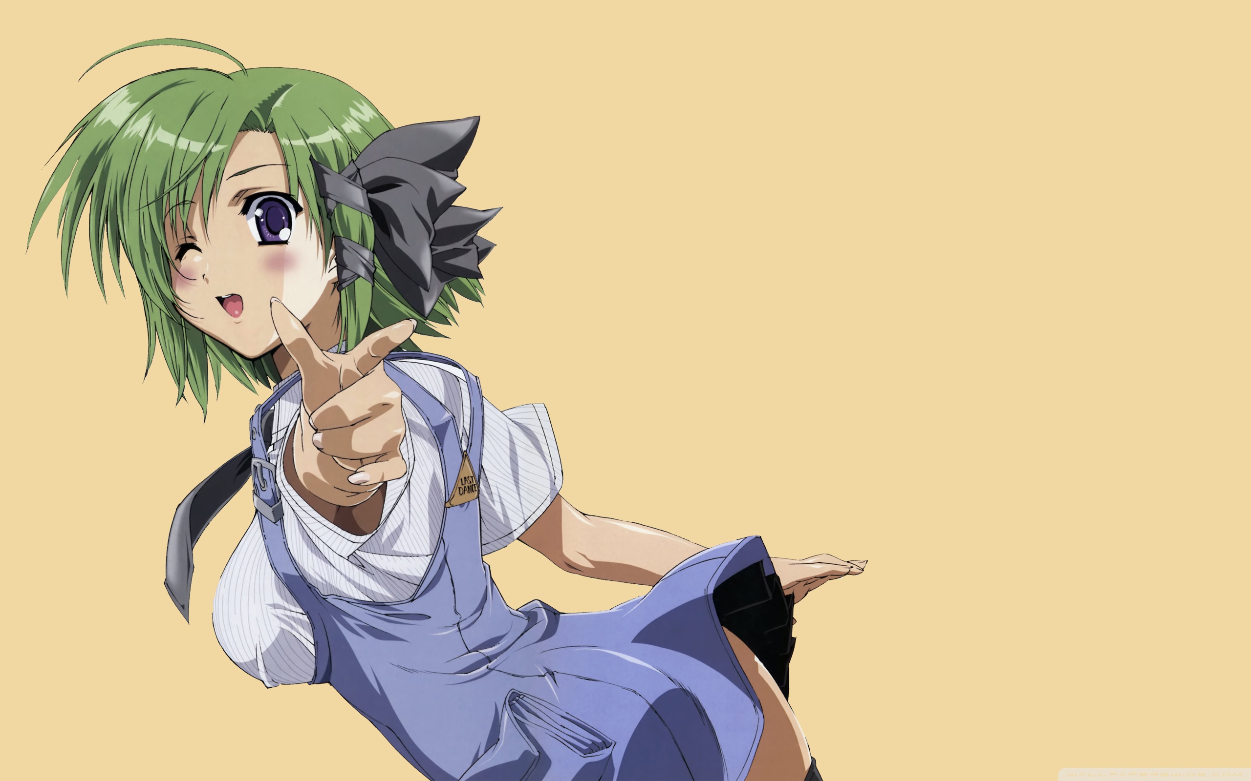 Green Hair Girl Wallpapers