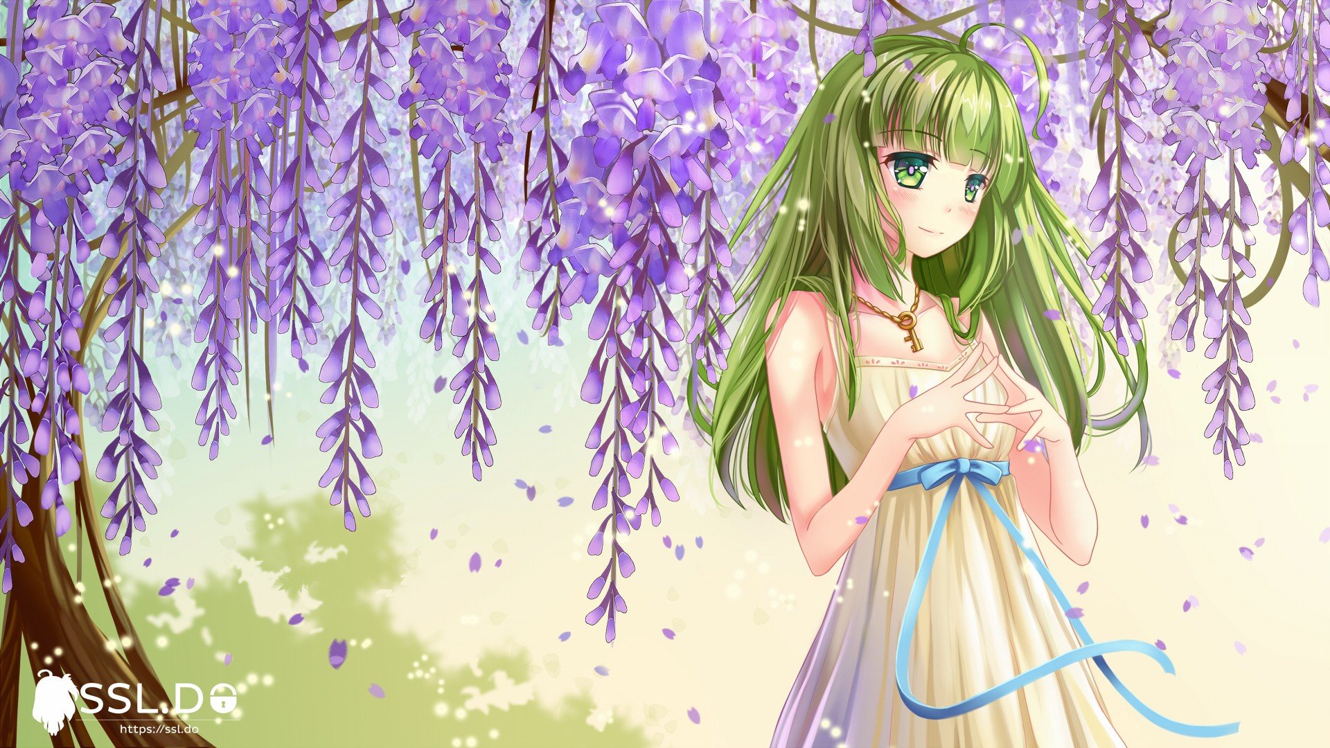 Green Hair Girl Wallpapers