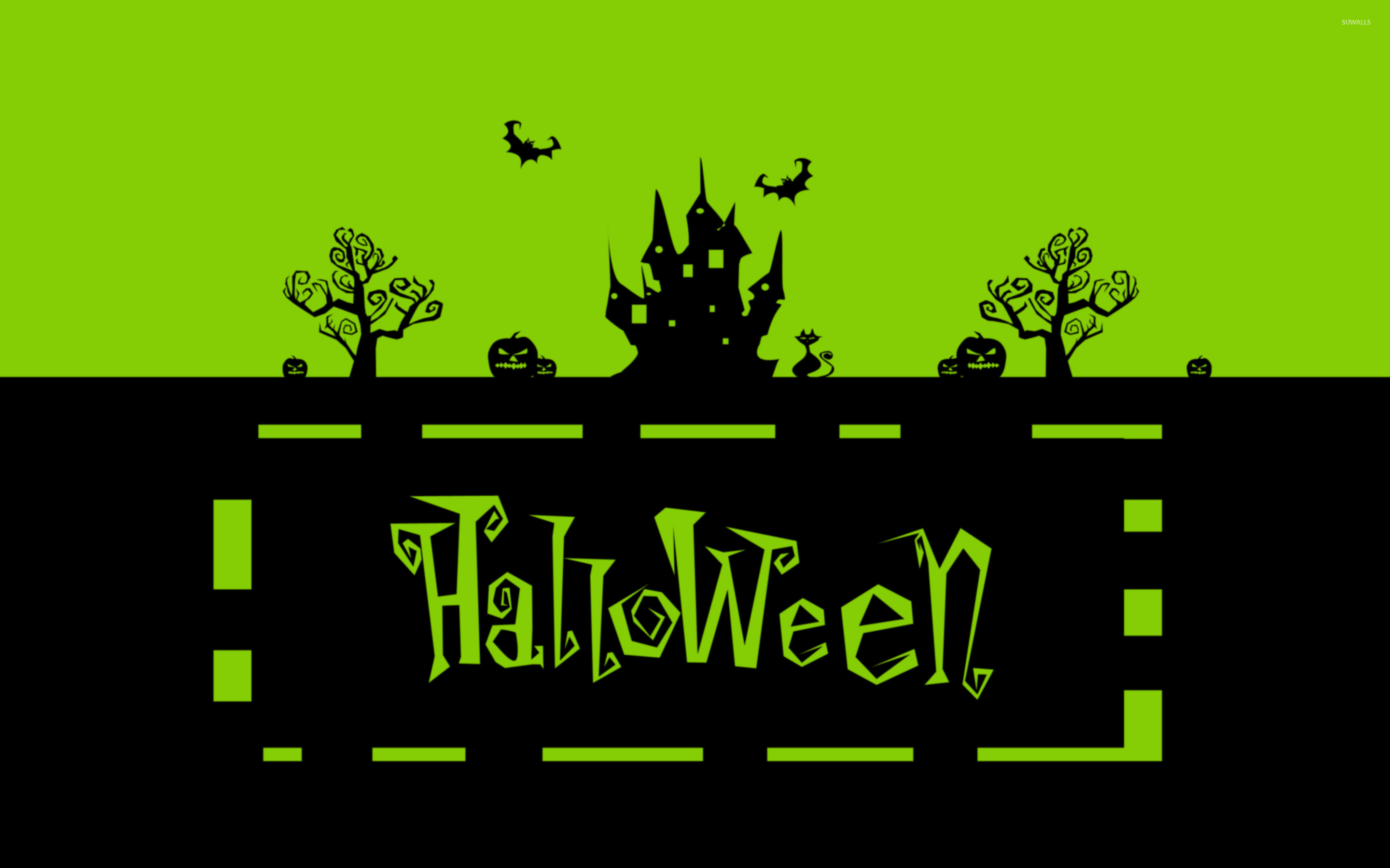 Green Halloween Wallpapers