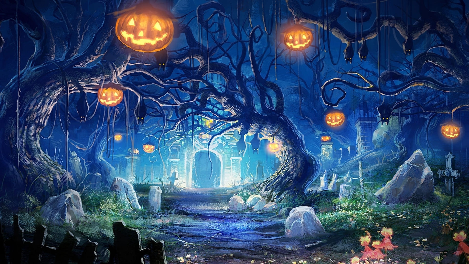 Green Halloween Wallpapers