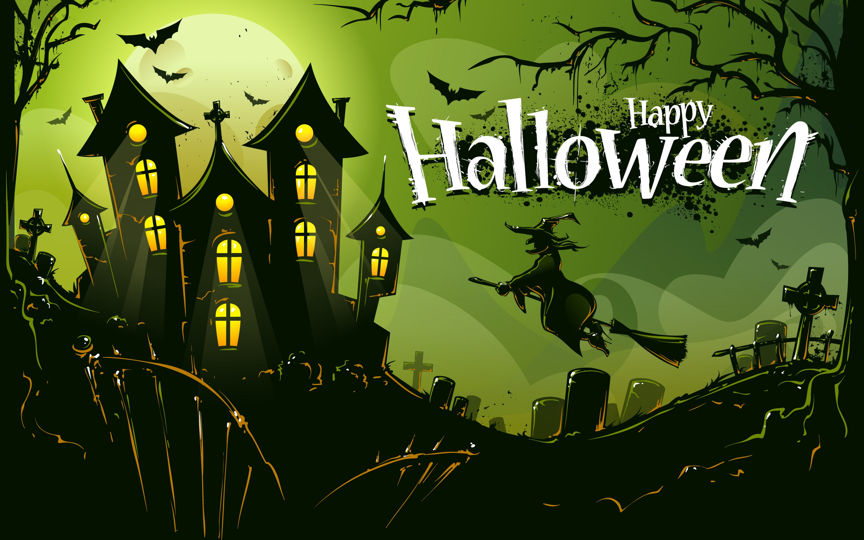 Green Halloween Wallpapers