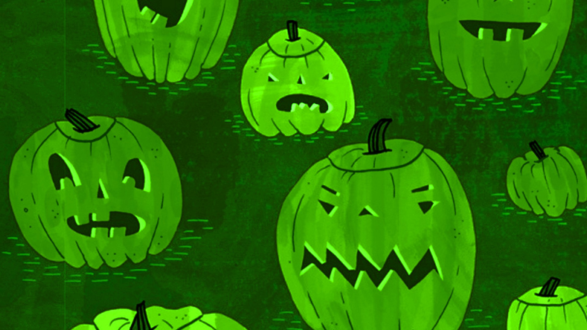 Green Halloween Wallpapers