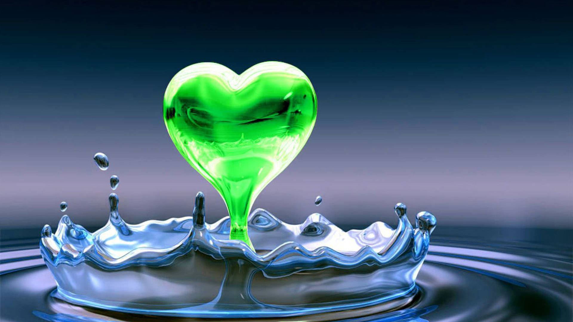 Green Heart Wallpapers