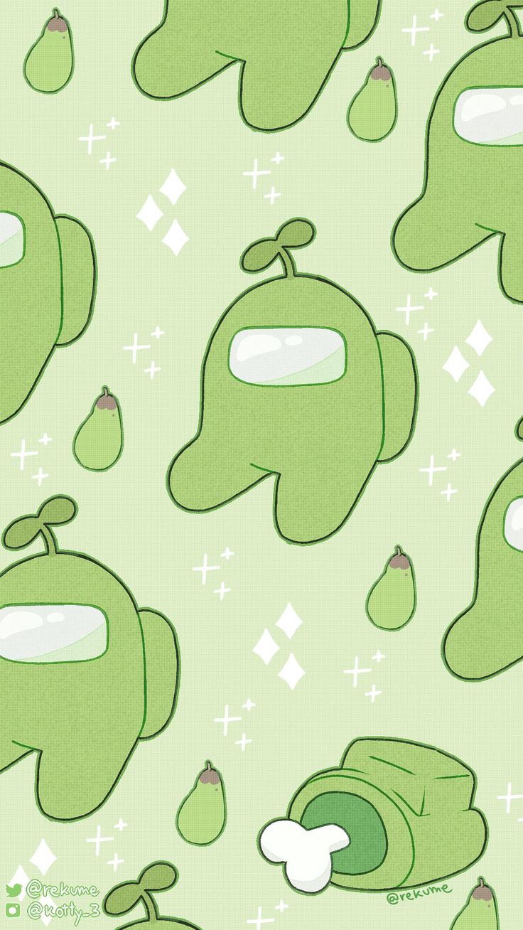 Green Kawaii Wallpapers