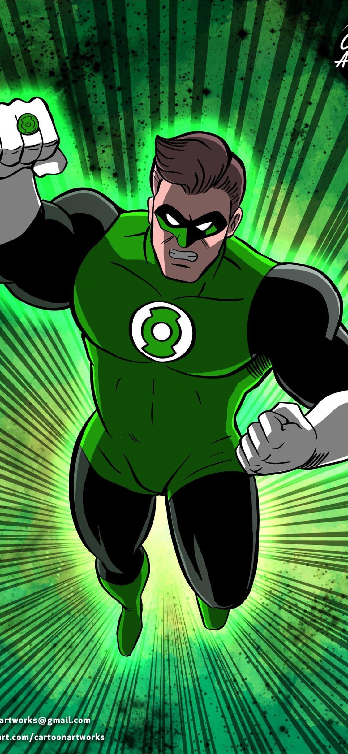 Green Lantern Cartoon Wallpapers