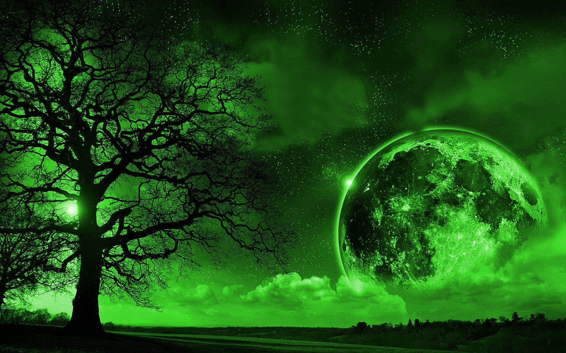 Green Moon Wallpapers