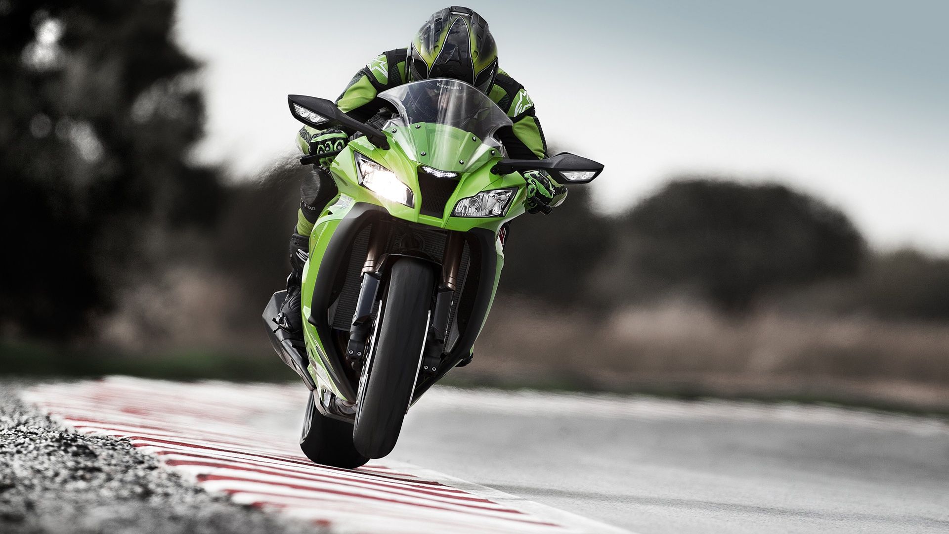Green Motorcycle Wallpapers