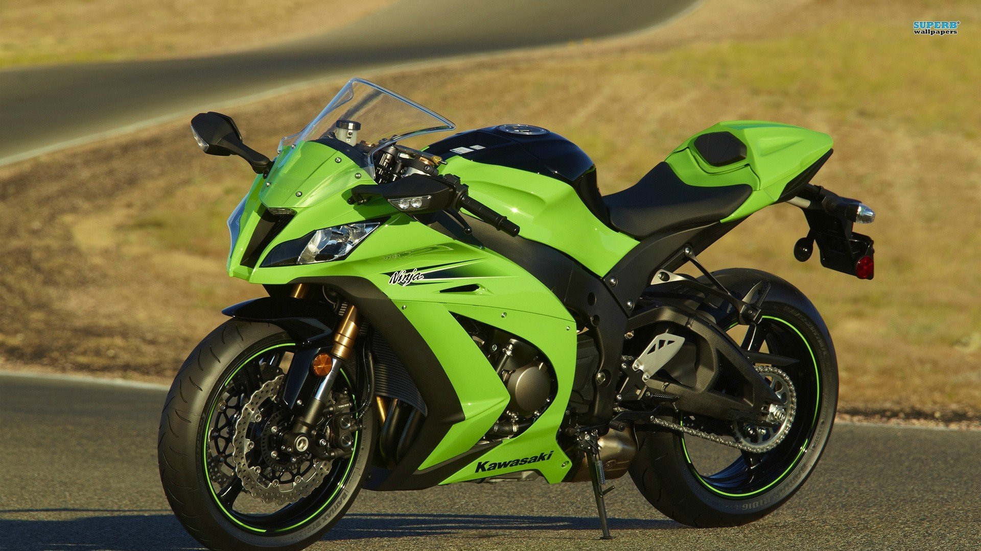 Green Motorcycle Wallpapers