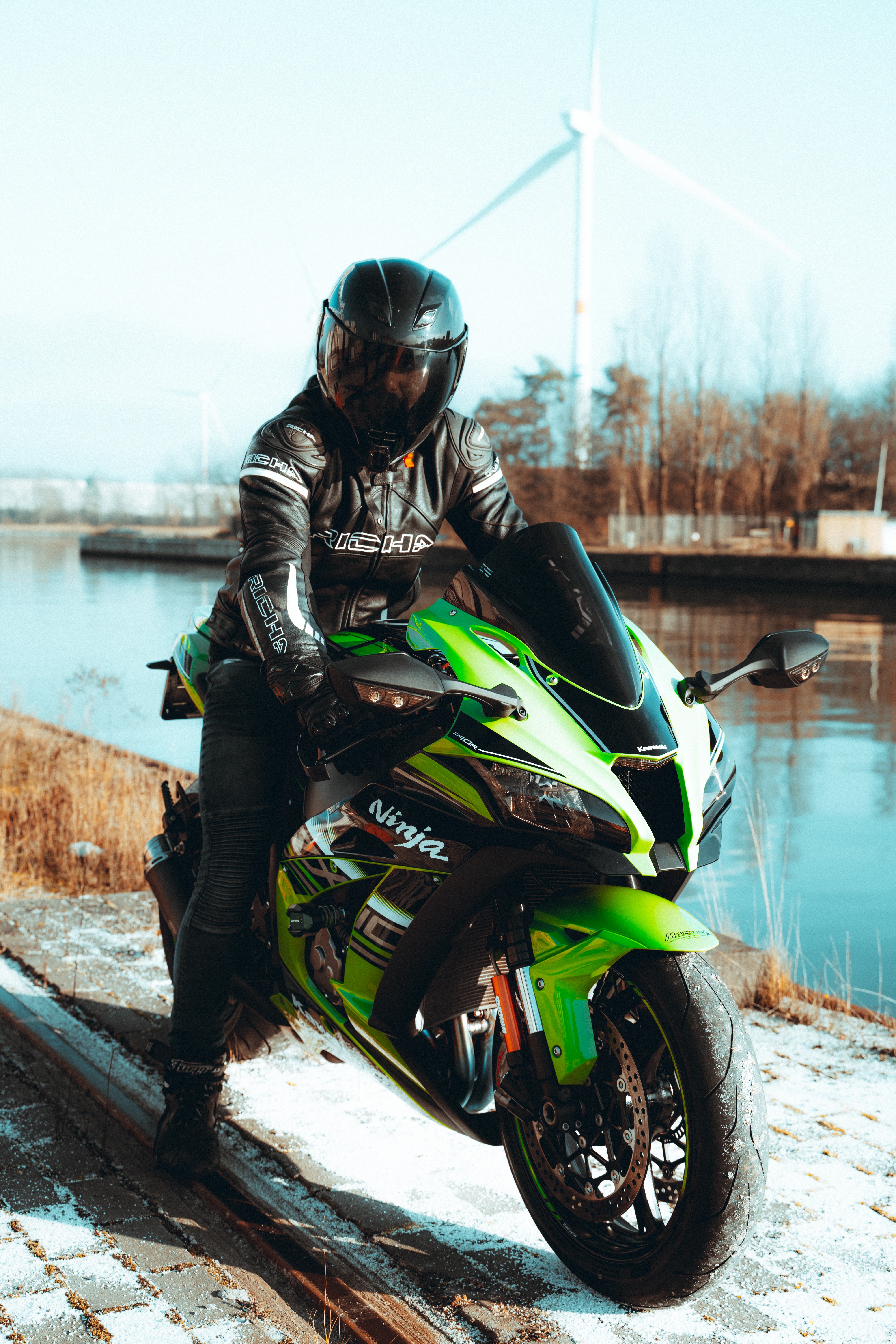 Green Motorcycle Wallpapers