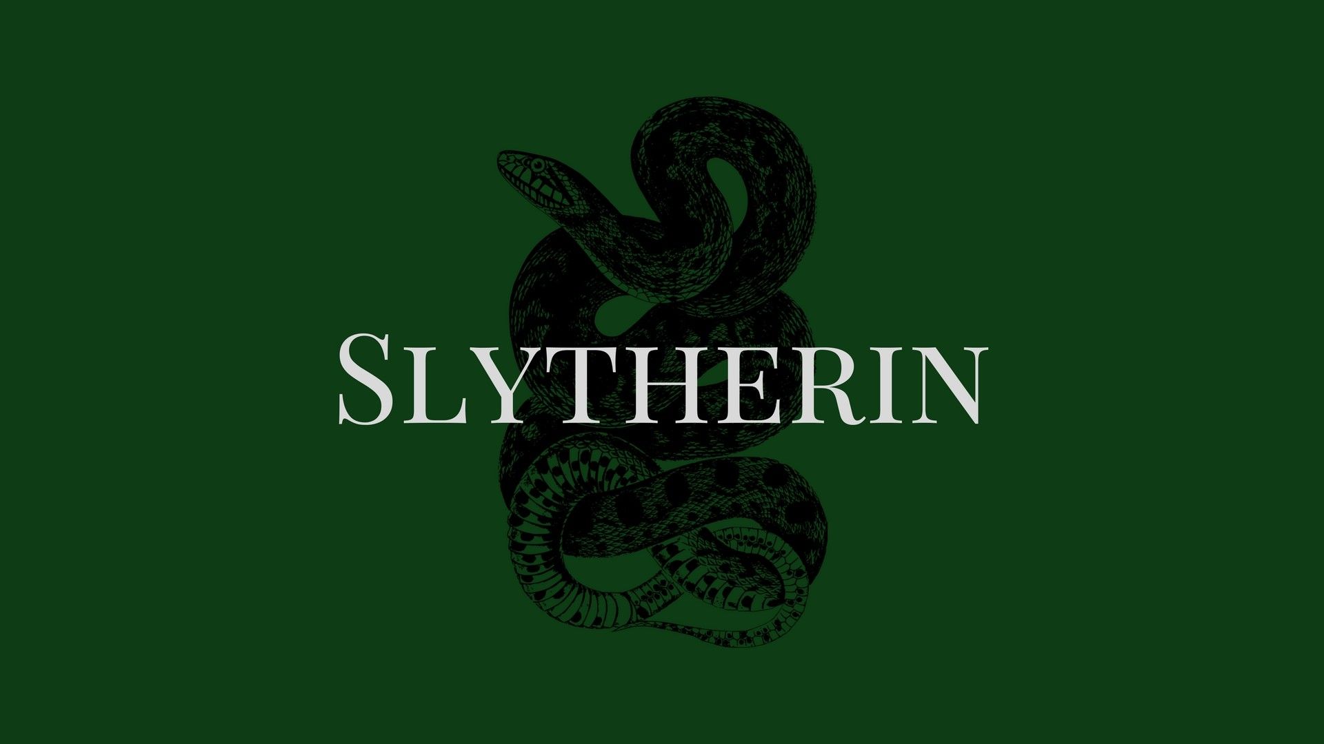 Green Slytherin Aesthetic Wallpapers