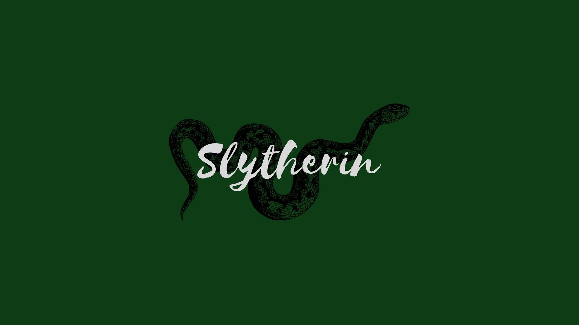 Green Slytherin Aesthetic Wallpapers