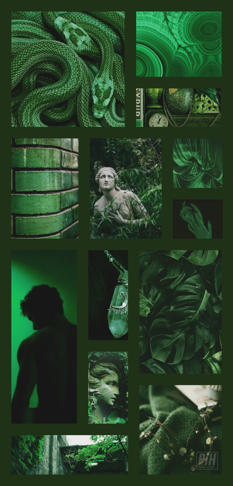 Green Slytherin Aesthetic Wallpapers