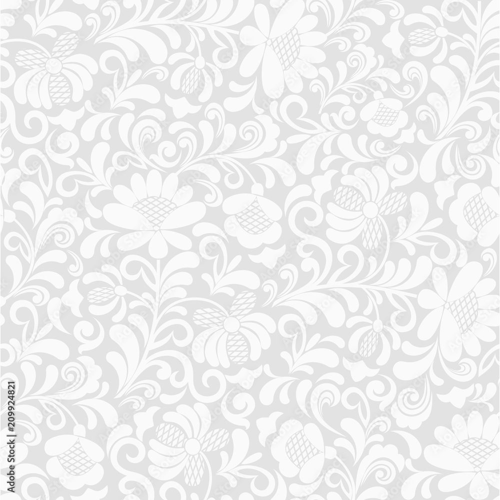 Grey Patterned Wallpapers