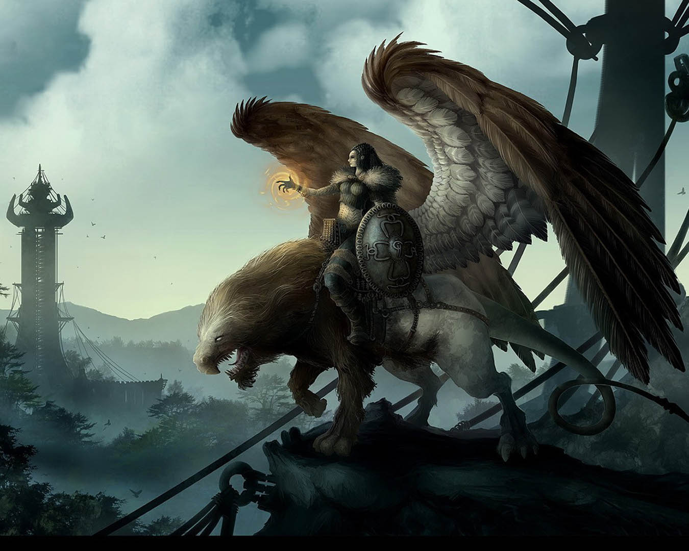 Griffins Mythical Creatures Wallpapers