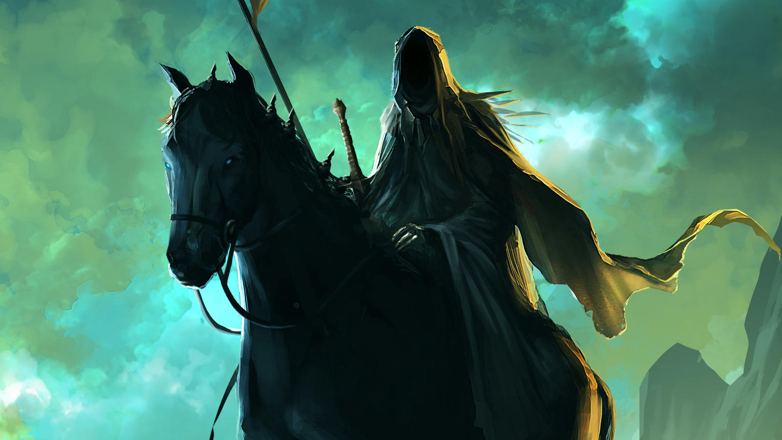 Grim Reaper On Horse Wallpapers