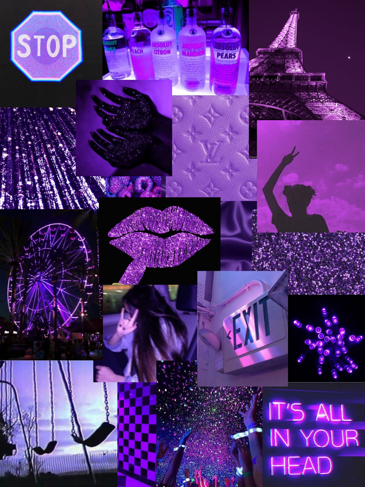 Grunge Purple Aesthetic Wallpapers