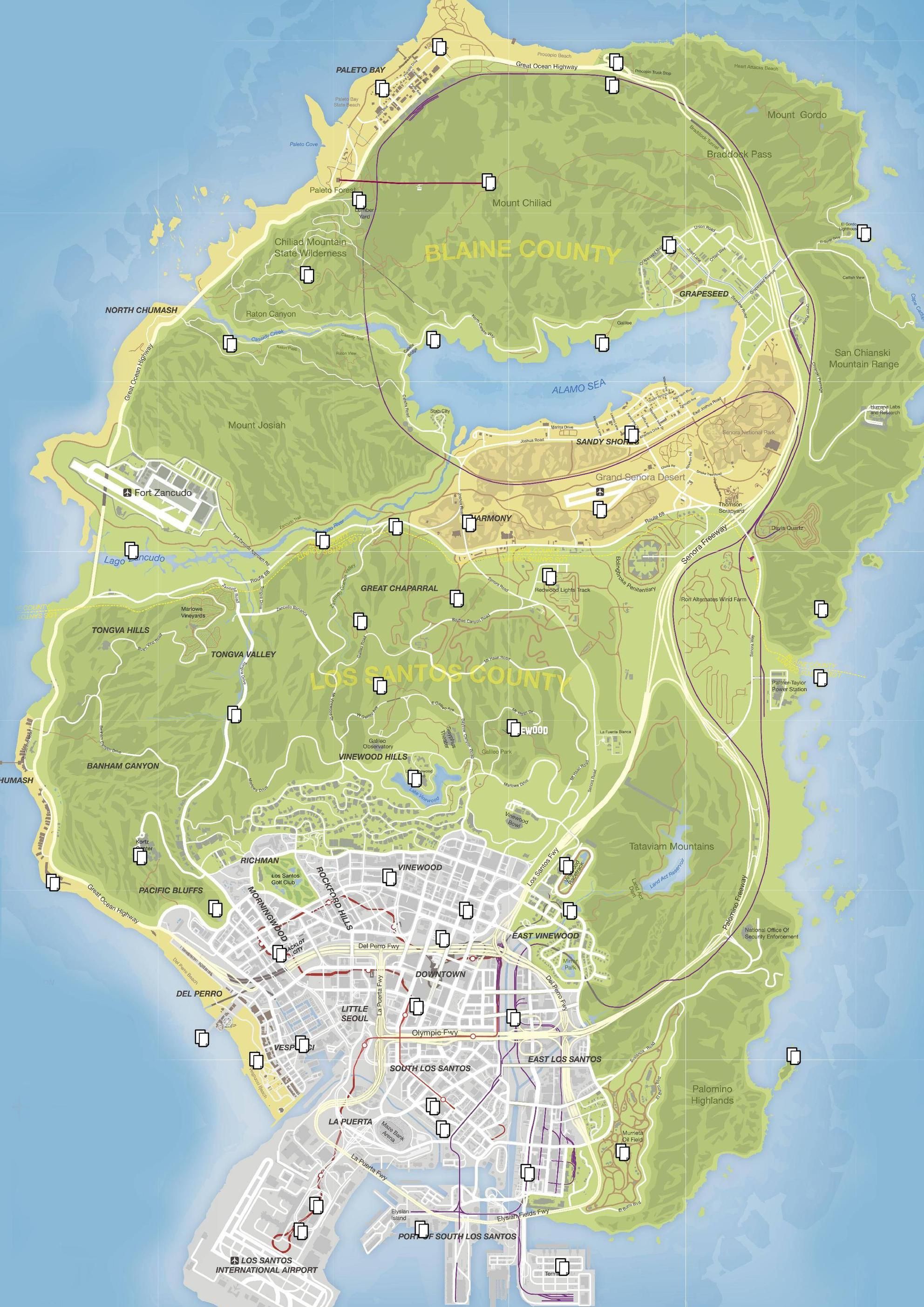 Gta 5 Map Hd Wallpapers