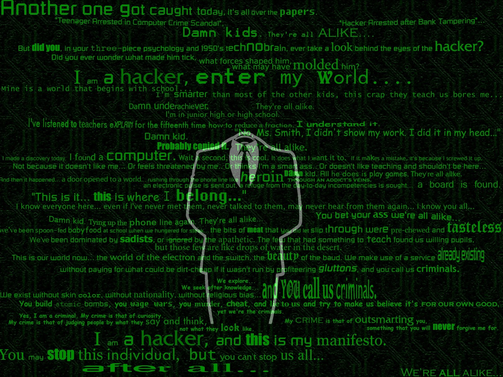 Hacker Screen Wallpapers