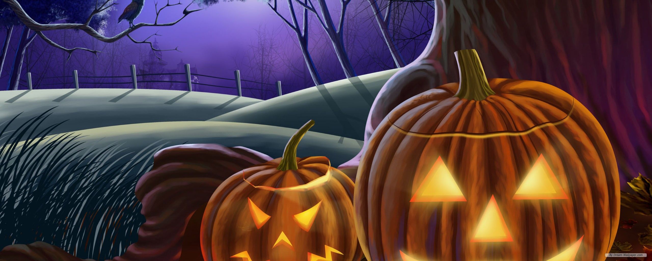 Halloween Dual Monitor Wallpapers