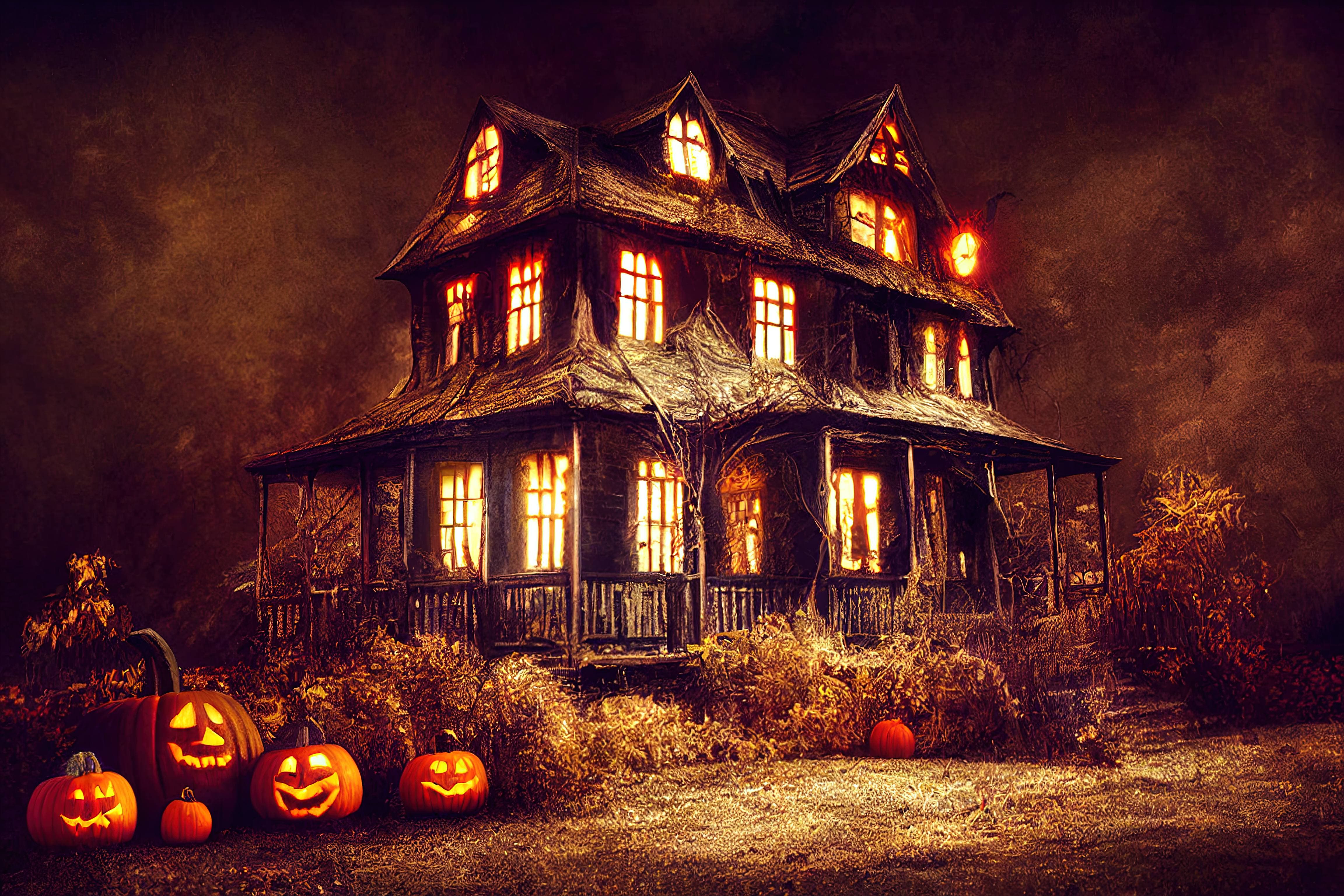 Halloween Scary House Wallpapers