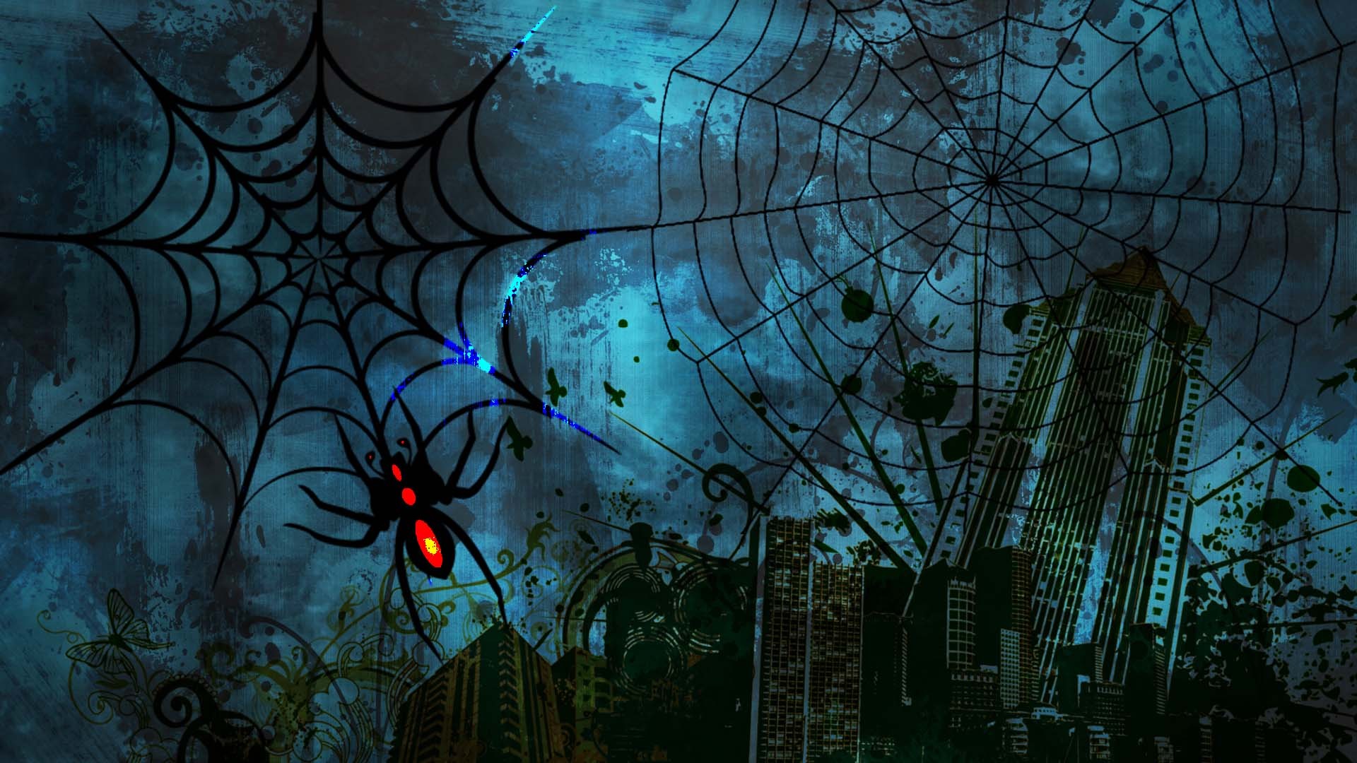 Halloween Spider Web Wallpapers