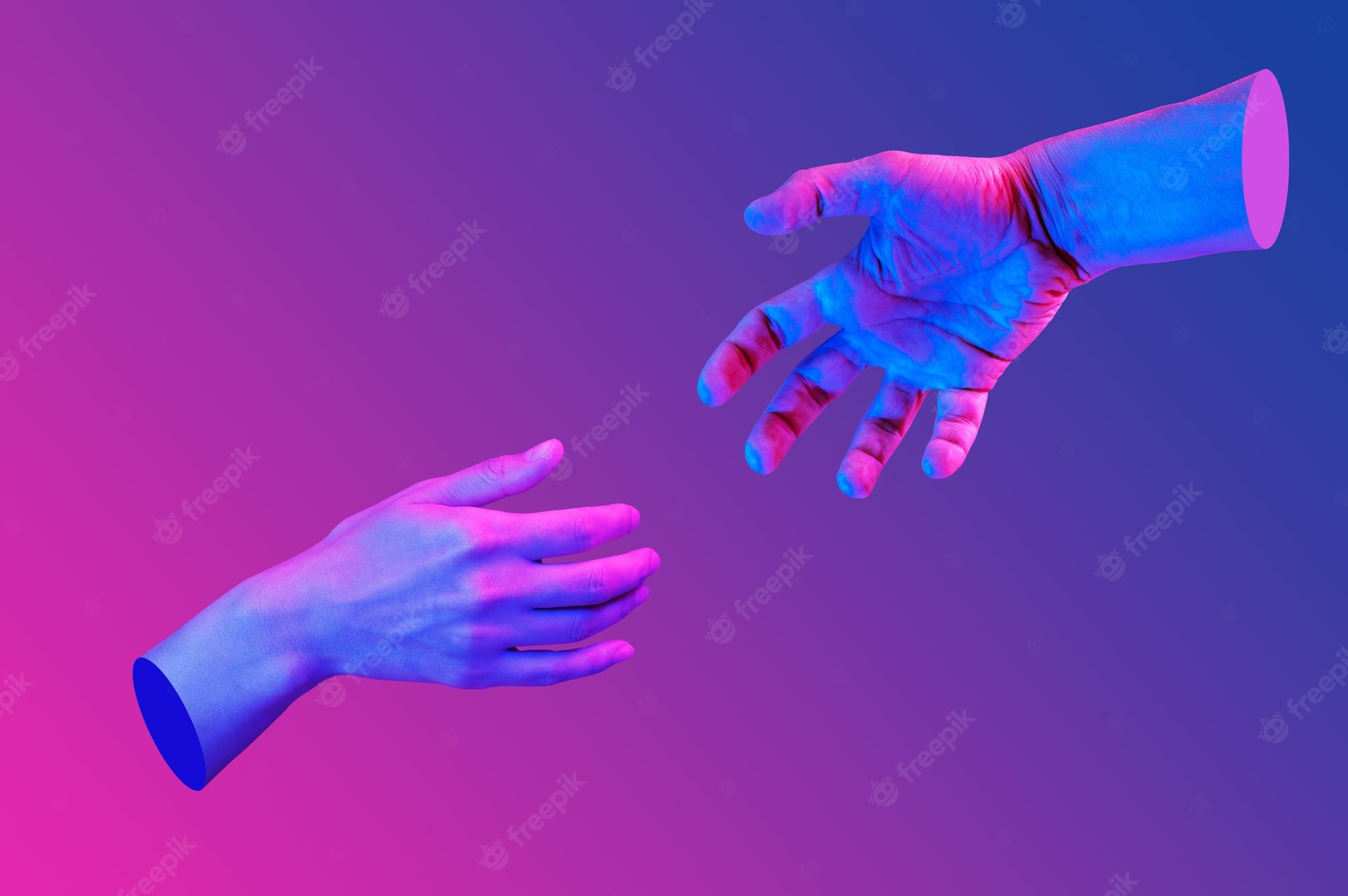 Hands Touching Aesthetic Wallpapers