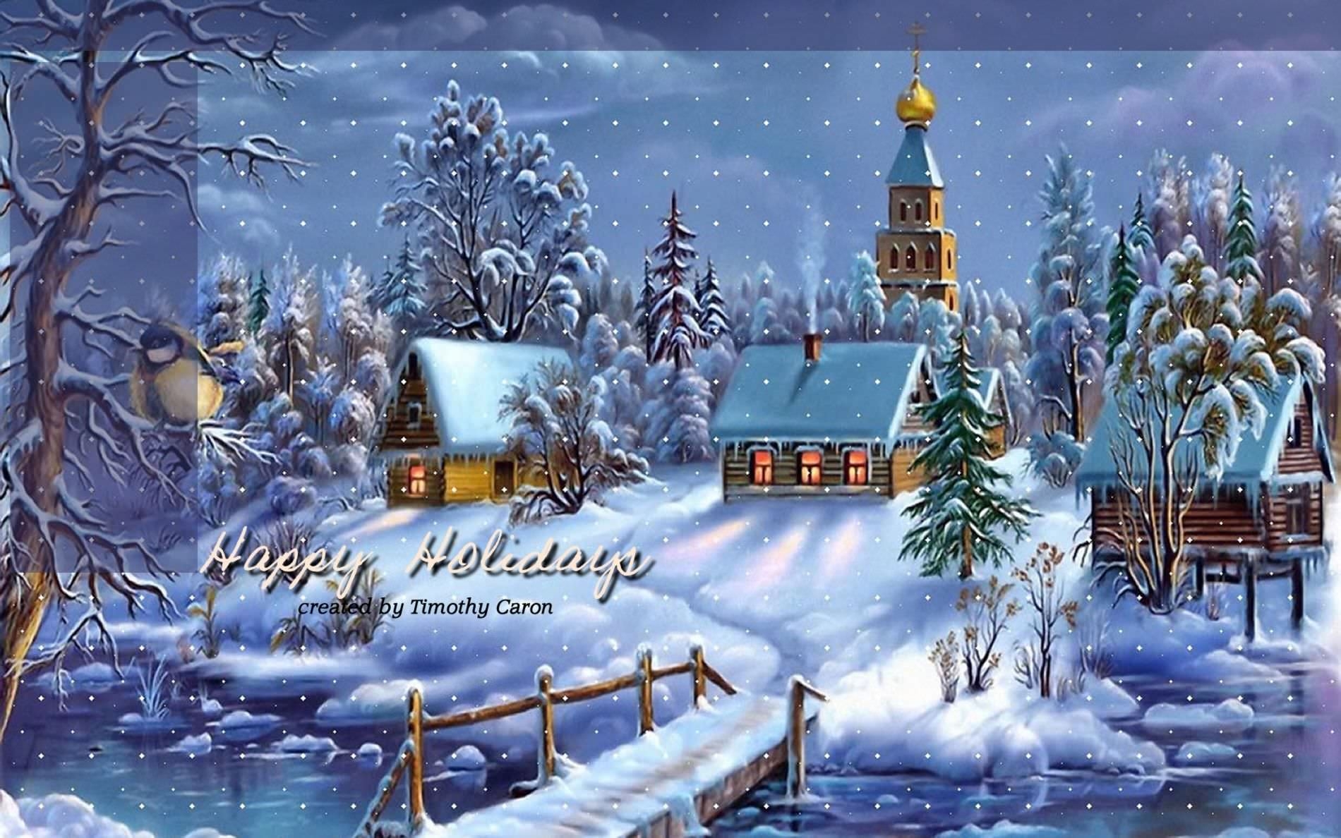 Happy Holidays Desktop Wallpapers