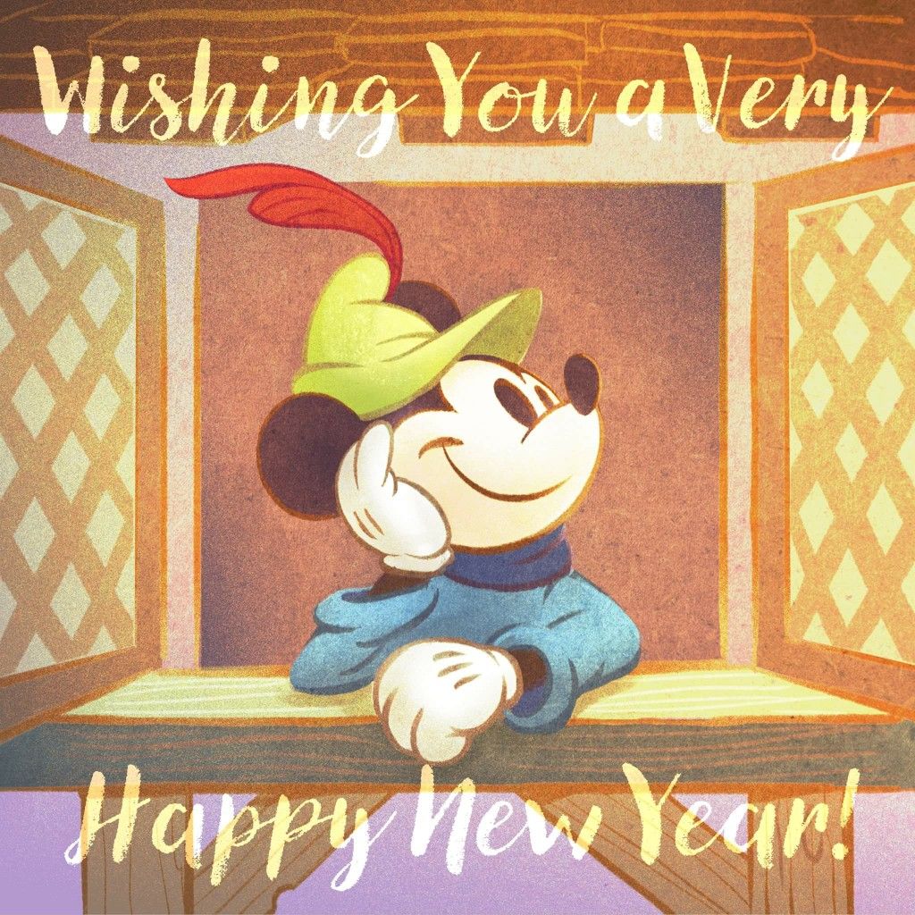 Happy New Year Disney Gif Wallpapers